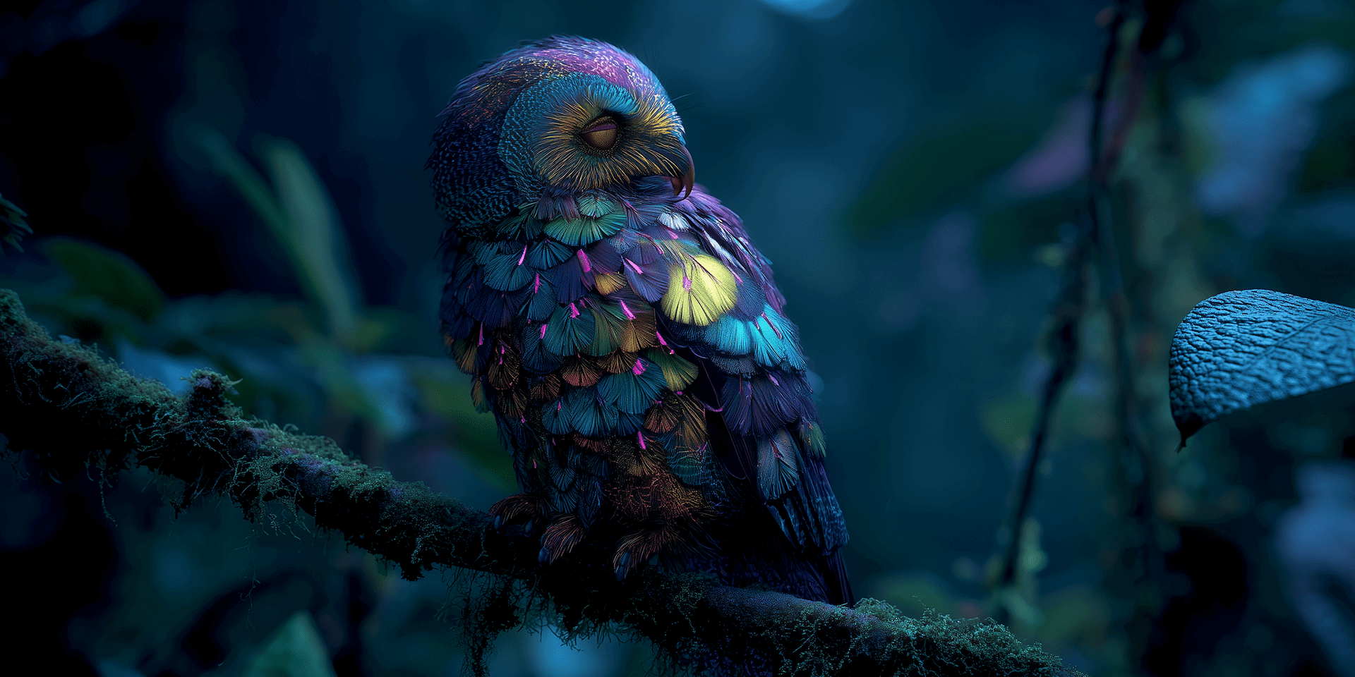 fabianaerts_a_imaginary_species_is_sitting_on_a_branch_in_a_bio_8074fa8f-342f-4cf5-afa0-28b8b6563862
